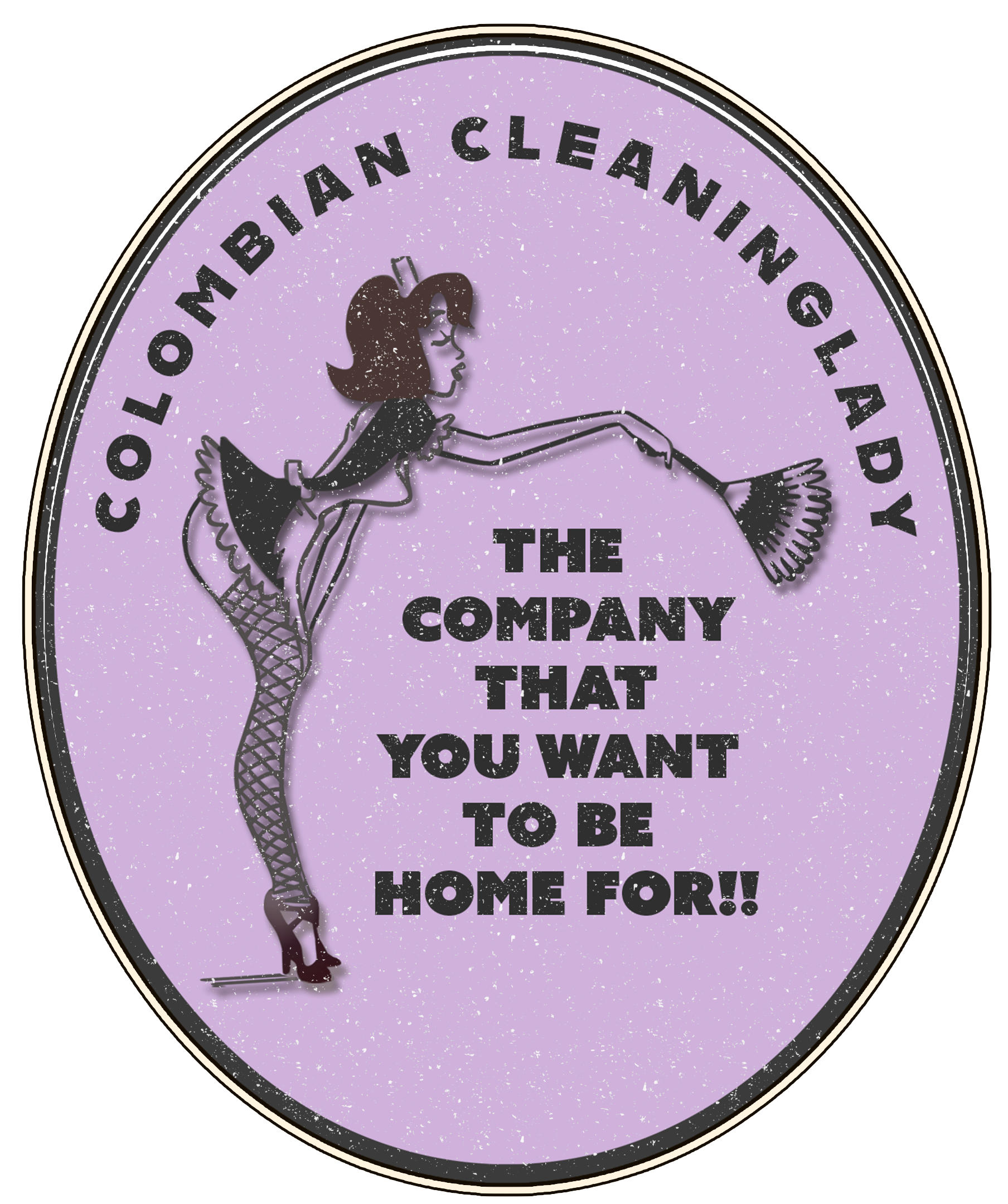 Colombian Cleaning Lady Logo